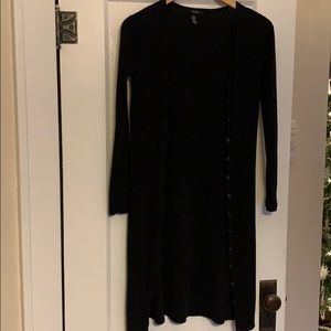 Black Duster Cardigan
